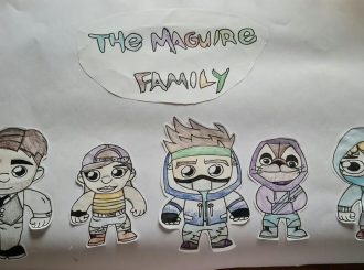 The Maguire Family drawn by Carter