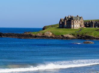 Marcella Boyle Beach Over Looking Runkerry House