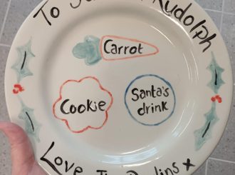 Mums Meet And Make Santa Cookie Plate
