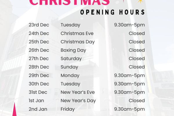 Roe Valley Arts Centre Christmas Opening Hours