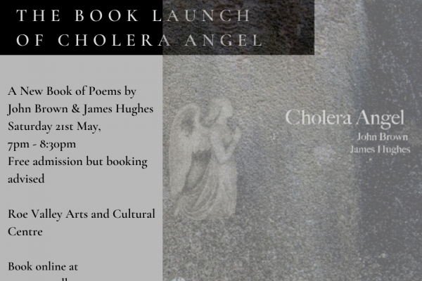 You are invited to the book launch of Cholera Angel!