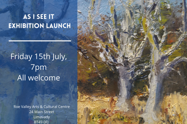 Two new Exhibitions Launch Friday 15th July, 7pm!