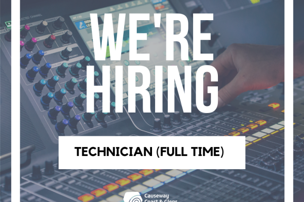 BRINGING THE STAGE TO LIFE - WE'RE HIRING A TECHNICIAN