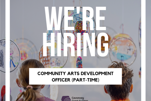 WE'RE HIRING: COMMUNITY ARTS DEVELOPMENT OFFICER (PART-TIME)