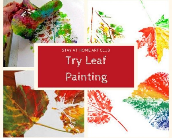 Try Leaf Painting and Printing!
