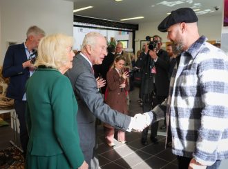 Their Majesties Meeting Cathal Mc Naughton