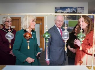 Their Majesties Meeting Andrea Spencer
