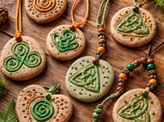 Ceramic Celtic Amulets